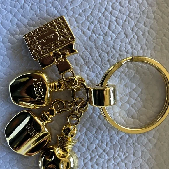 DIOR Gold Keychain with Charms - Picture 1 of 4